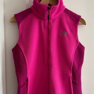 The North Face Bright Pink Fleece Vest